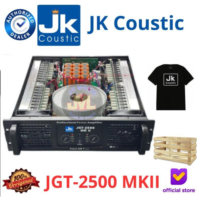 JK Coustic JGT2500 MKII Power Amplifier JK Coustic JGT-2500 MK2