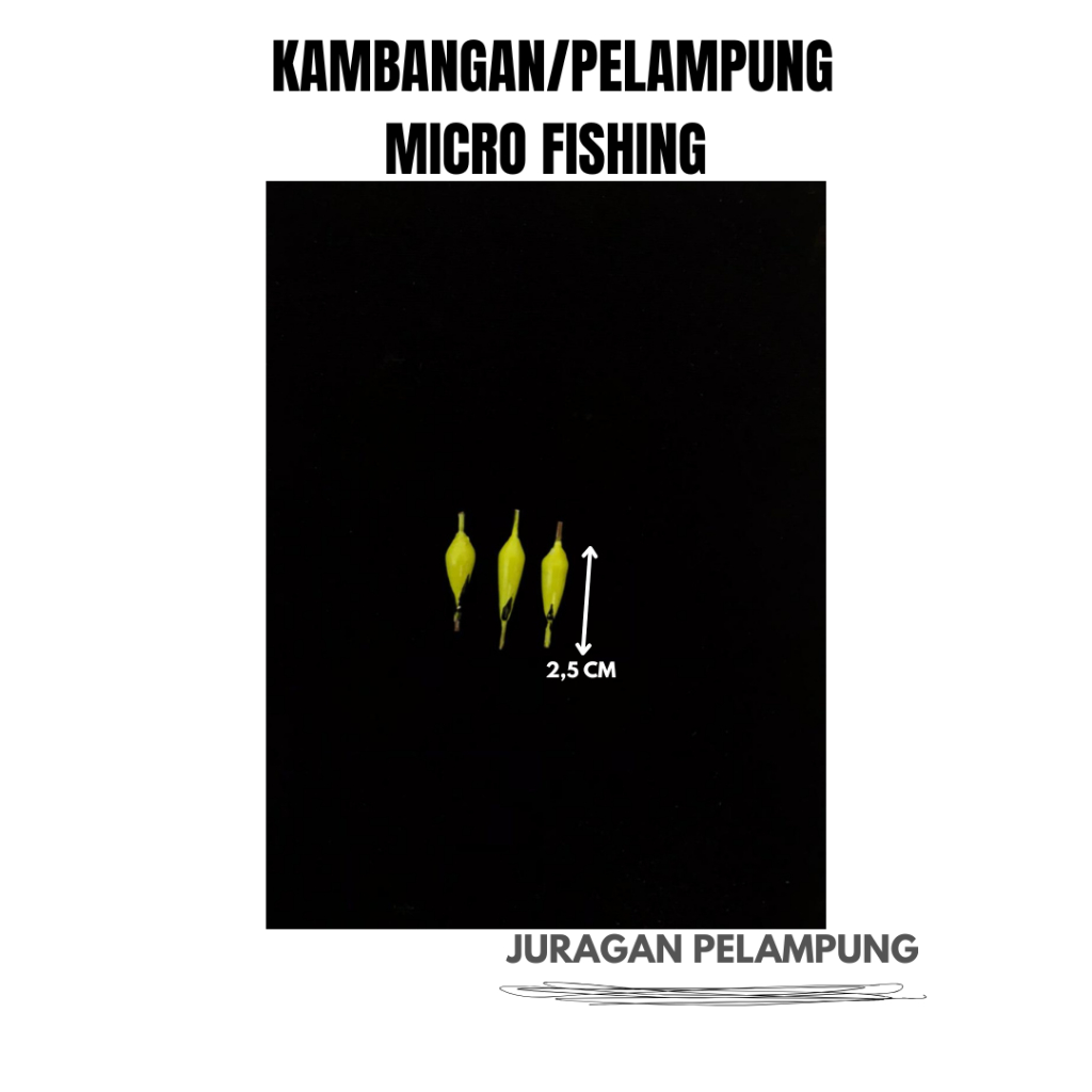 PELAMPUNG/KUMBUL/KAMBANGAN MICRO FISHING ISI 3 PCS