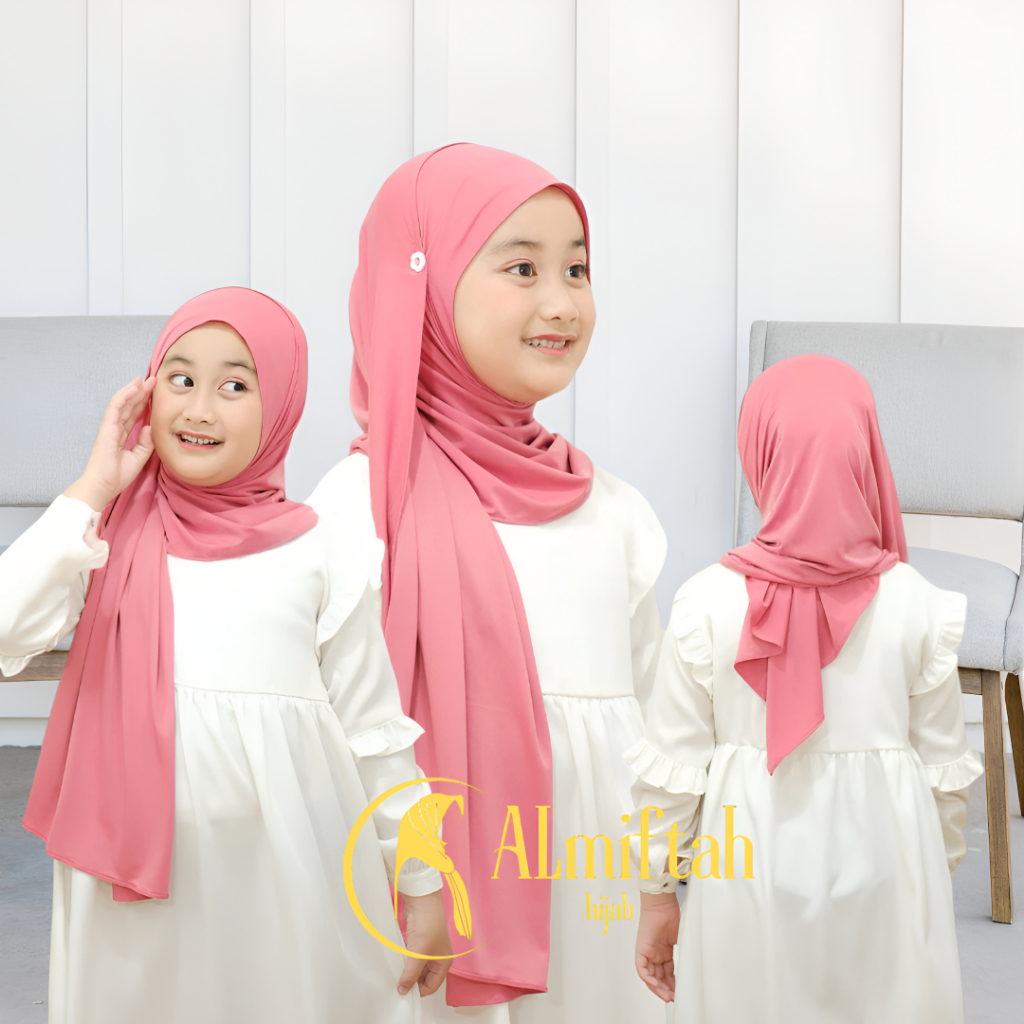 almiftah kids-hijab pashmina anak kancing sakura-jilbab pashmina kancing anak jersy