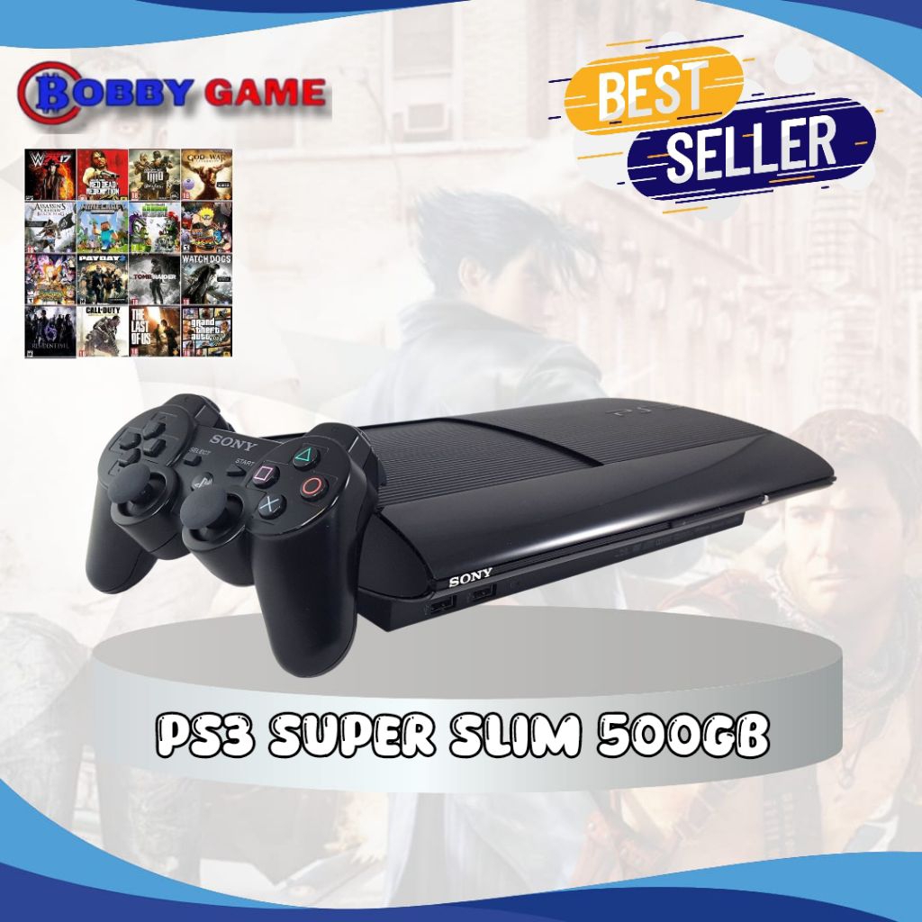PS3 SLIM SUPERSLIM 500GB FULLGAME - GRADE A - STANDAR/LIMITED EDITION