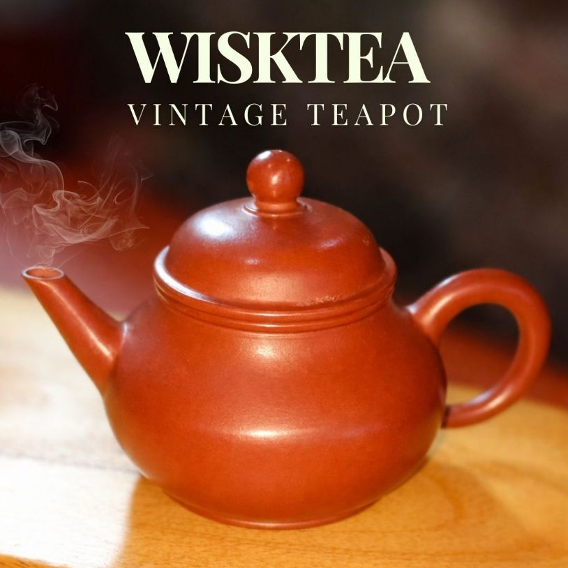 WiskTea YiXing Red Sands (ZhuNi) Clay Teapot | Teko Tanah Liat | No.8