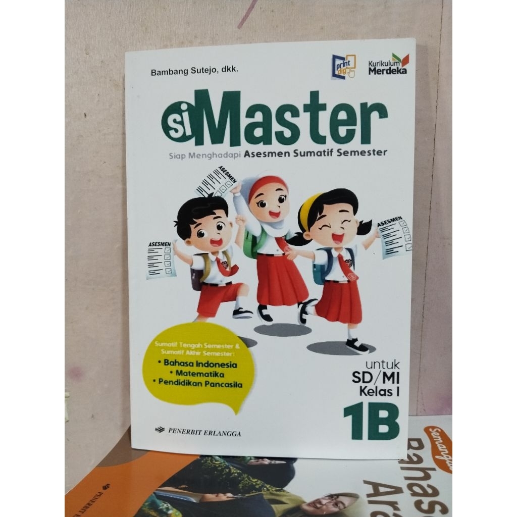 buku simaster 1B untuk sd mi kelas 1/I kurikulum merdeka