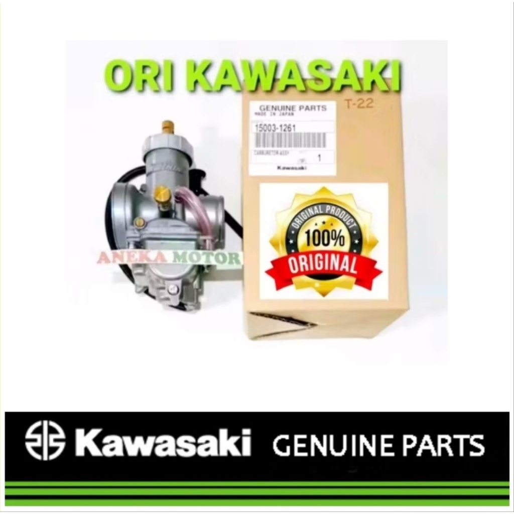 Karburator Karbu kawasaki Ninja 150 R PWL 26 Original Kawasaki Japan 15003-1261