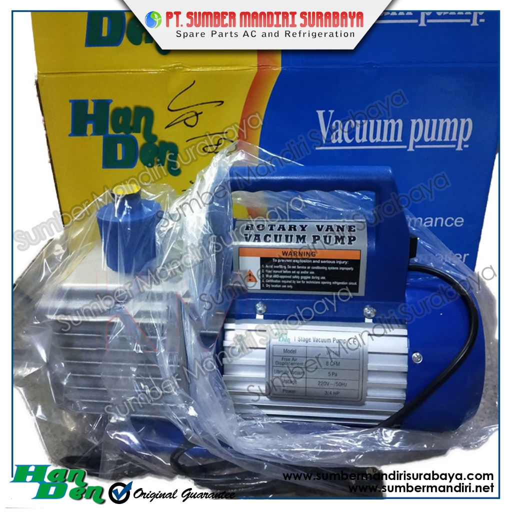 VACUUM PUMP HANDEN VP 180 - 3/4 PK