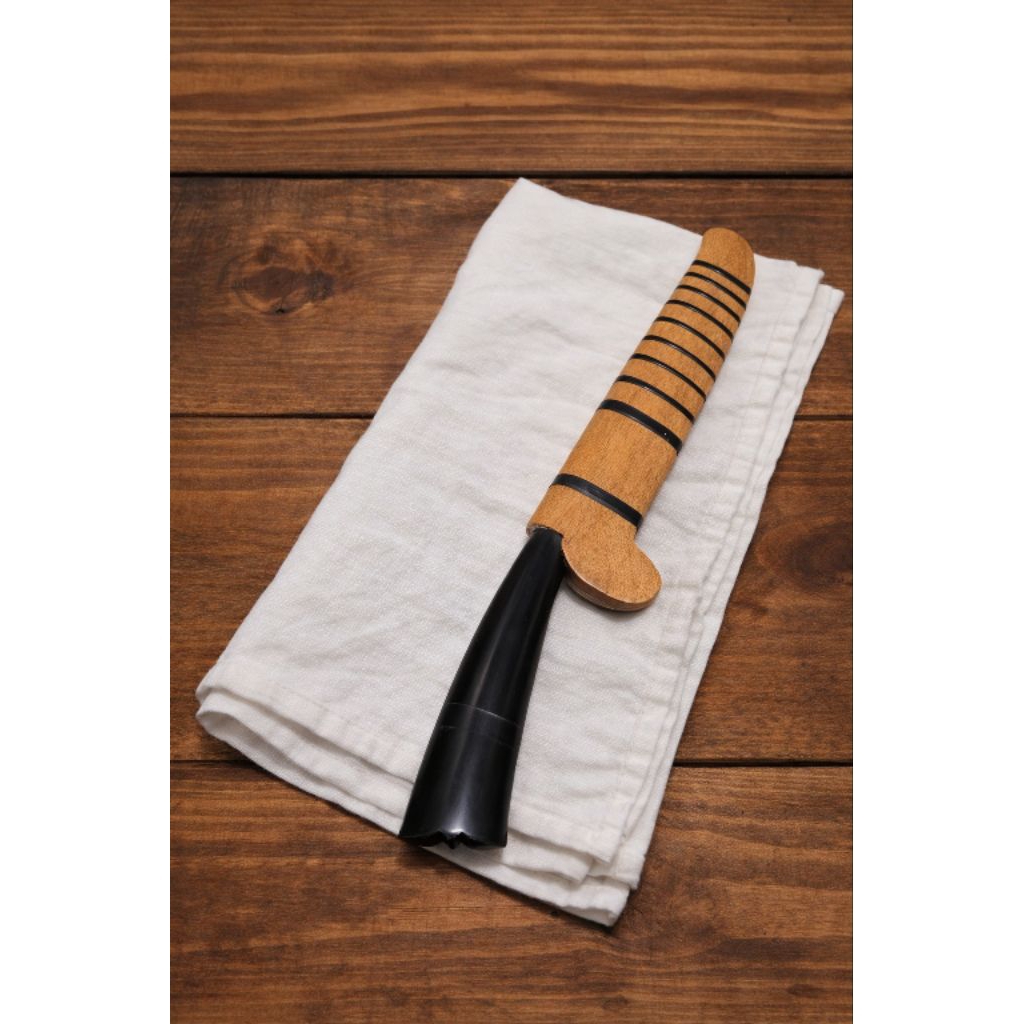 pisau sembelih gagang tanduk (golsem/gocil) tajam