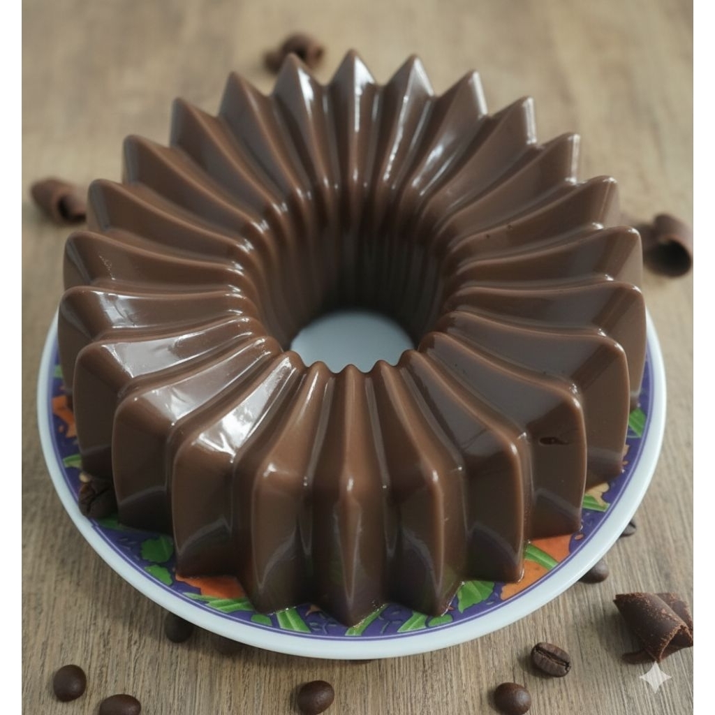 Puding Coklat + Vla Susu