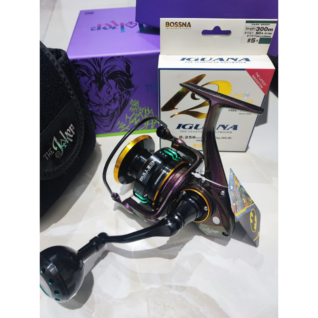 Bundling Reel Bullzen Joker 6000H + X12 PE 5 Dark Green Only