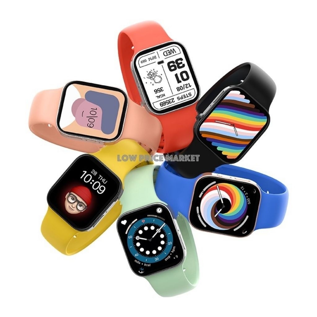 Smartwatch Jam Tangan Murah Tipe T500 Pro MAX Watch FREE TWSI7S