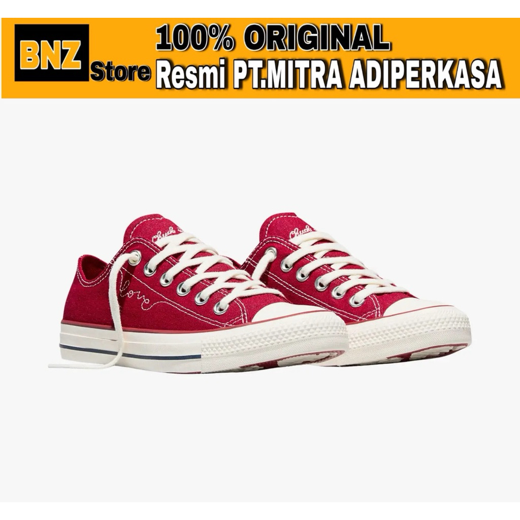 Sepatu Sneakers Wanita Converse CTAS Ox Days Ahead/Red Navy