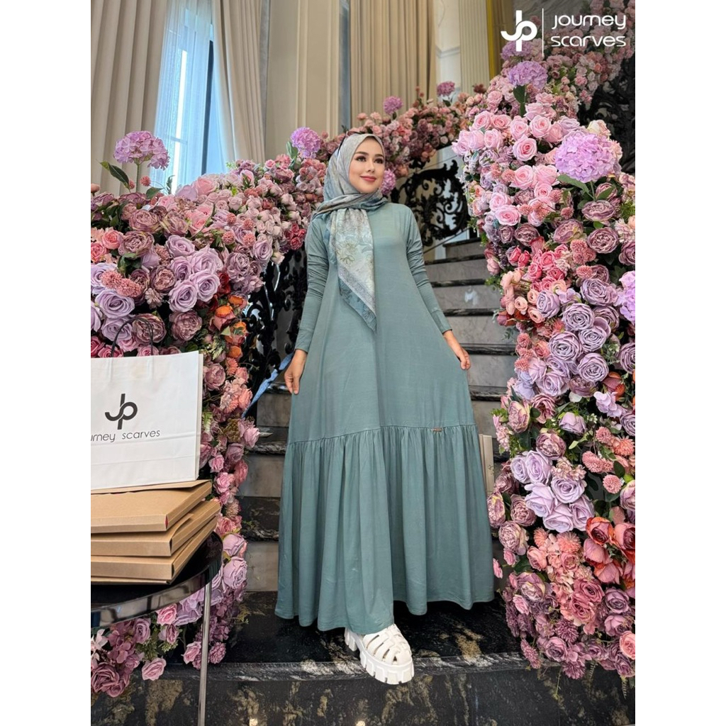 [READY] CUNDAMANI POLOS by JOURNEY / HomeDress Polos / Gamis Polos Journey Rumahan