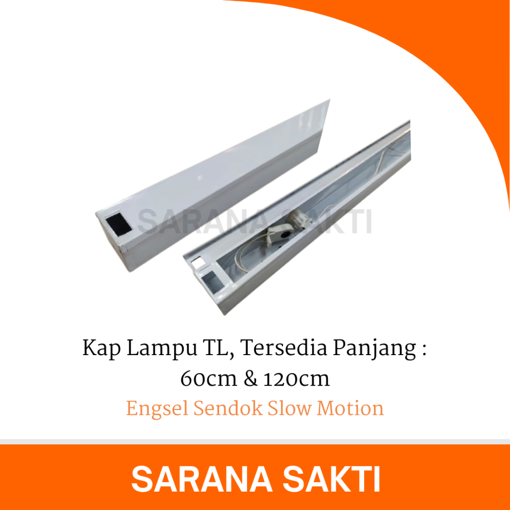 Sun Kap TL Neon T8 60CM 120CM | Kap Lampu TL / Kap Lampu Balok 60 CM 120 CM