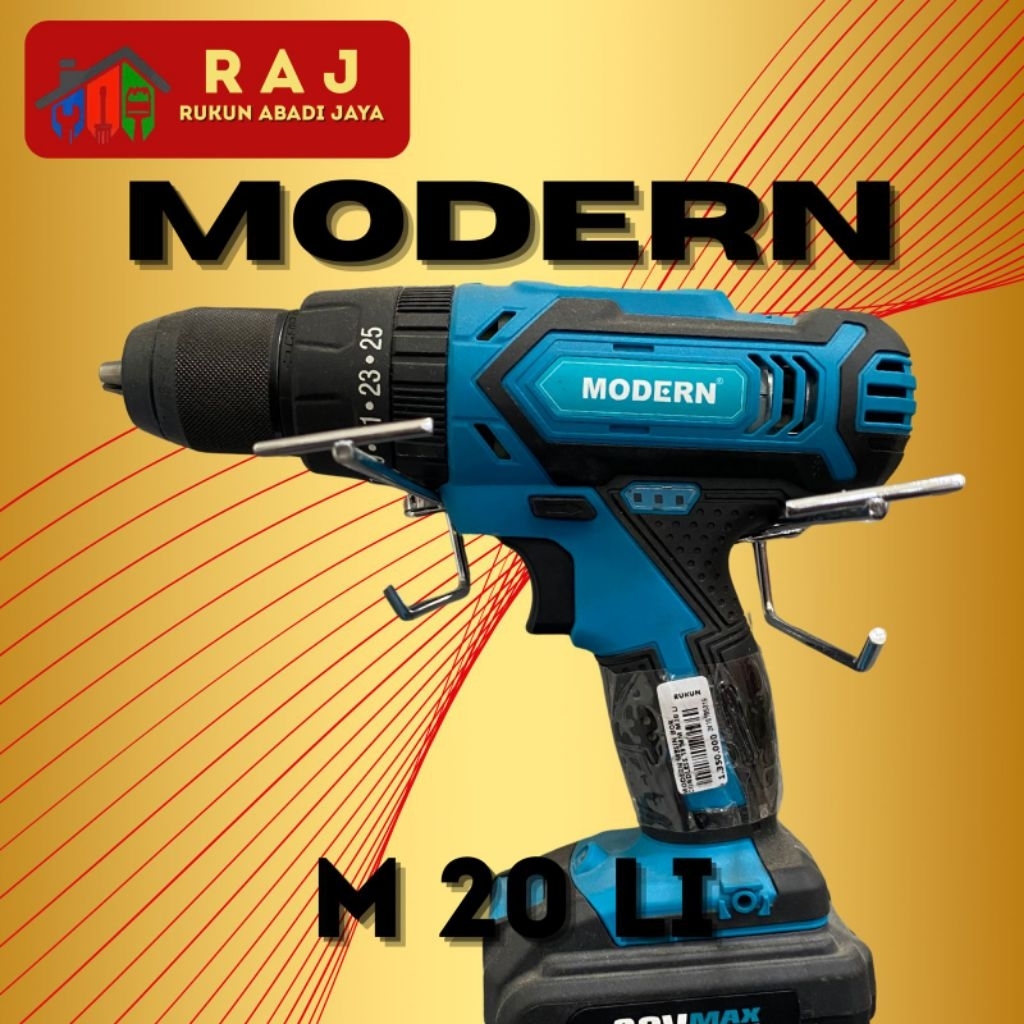 Modern Mesin Bor Cordless 13mm M20 LI