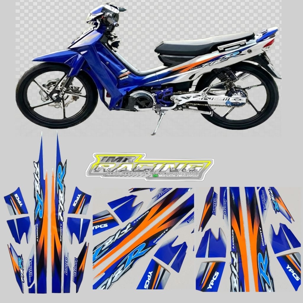 STRIPING FIZR LE LIMITED EDITION BIRU OREN FIZ R