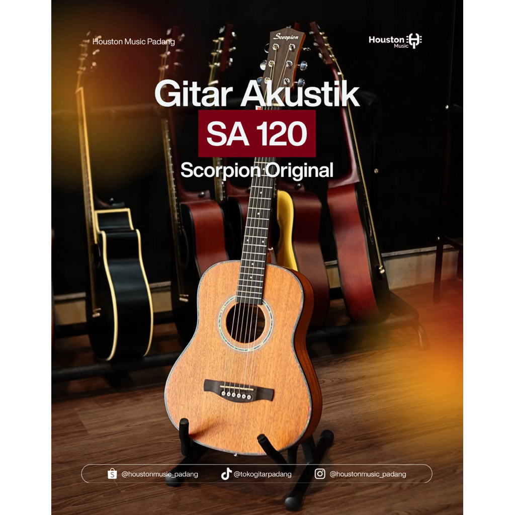 Gitar Akustik Scorpion SA 120 3/4 Original