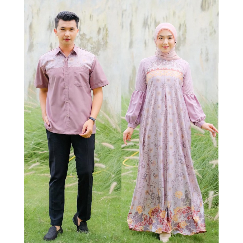 Alana Gamis Couple Payet & Koko Alana Bbc Beshe Collection Dress Vintage Prelove Dress Rayon Maxi Dr