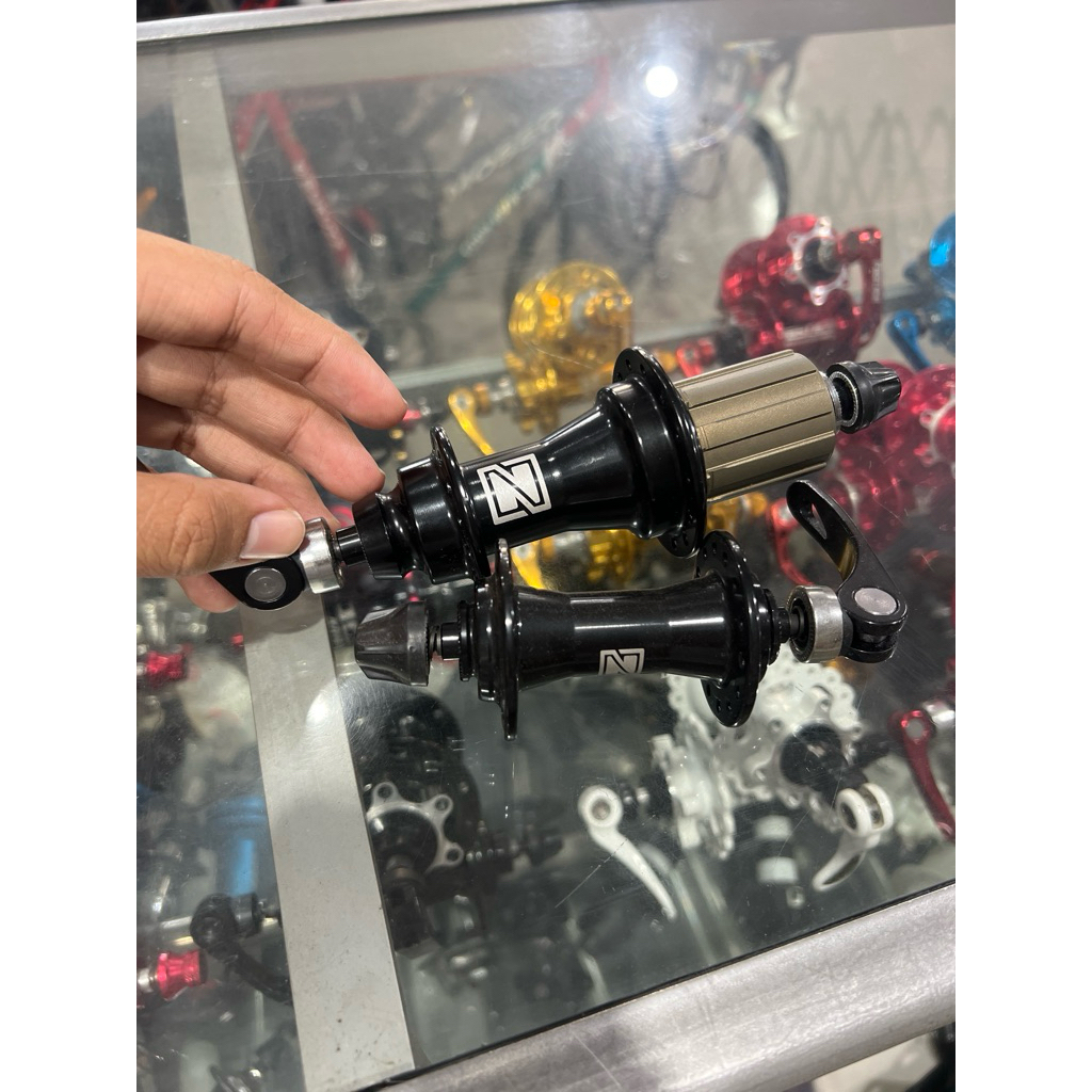 HUB FREEHUB NAUTILUS 28 HOLE V BRAKE BLACK JANGKRIK 74 130