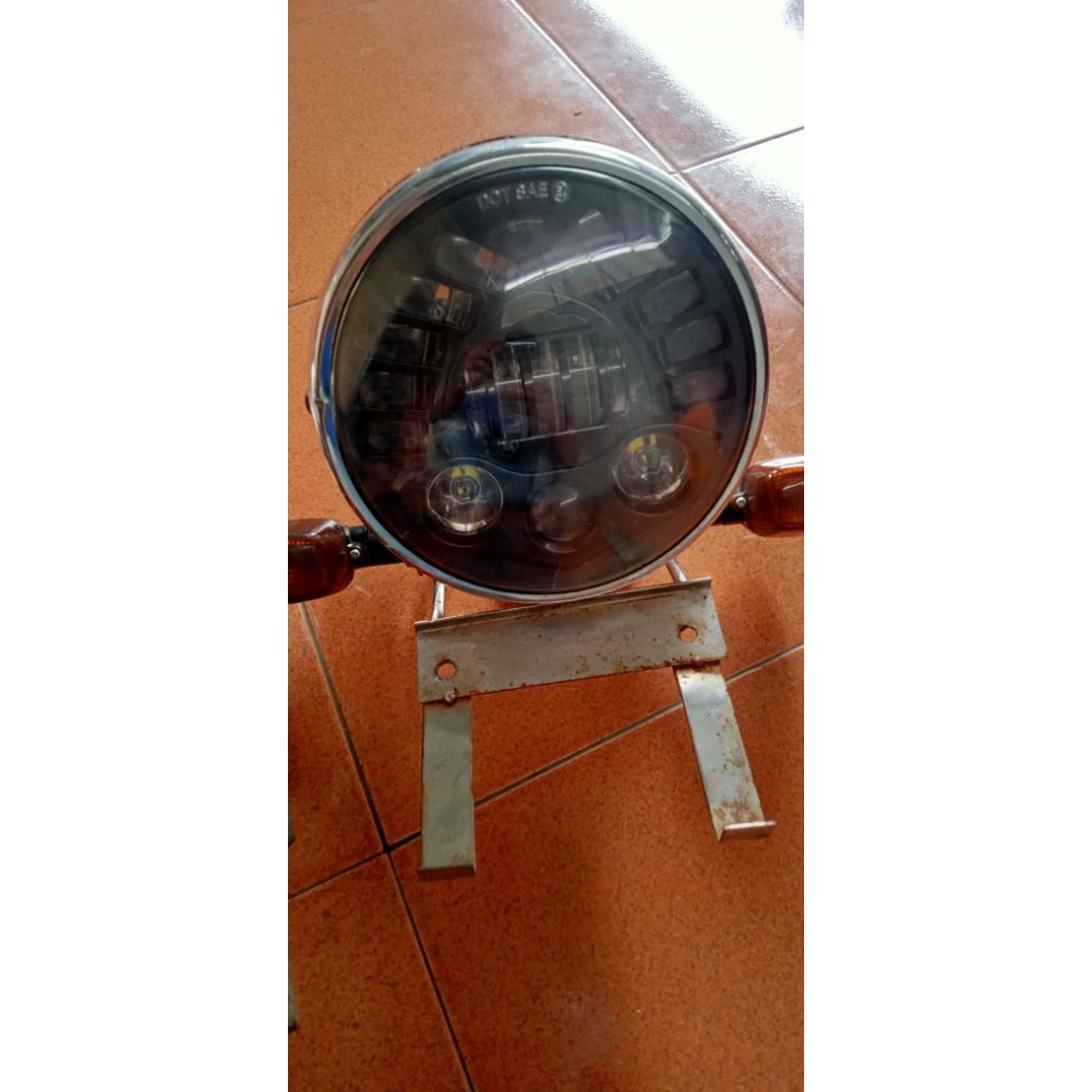 lampu bulat depan copotan ninja r/ss