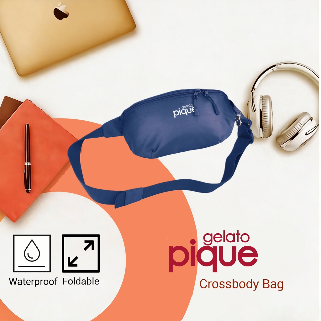 Tas Selempang Warna Biru Pria & Wanita