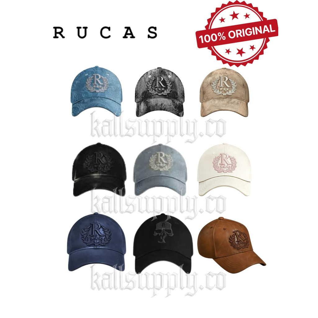 ORIGINAL [100%] Rucas - collection cap, topi rucas, topi rucas marble cap, topi rucas blue pettern, 