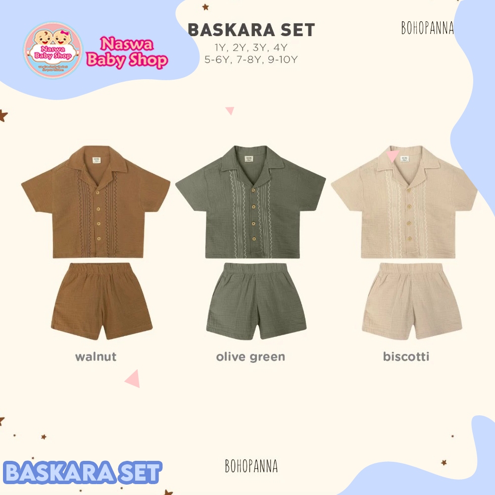 Bohopanna Baskara Set Setelan Anak Cowok