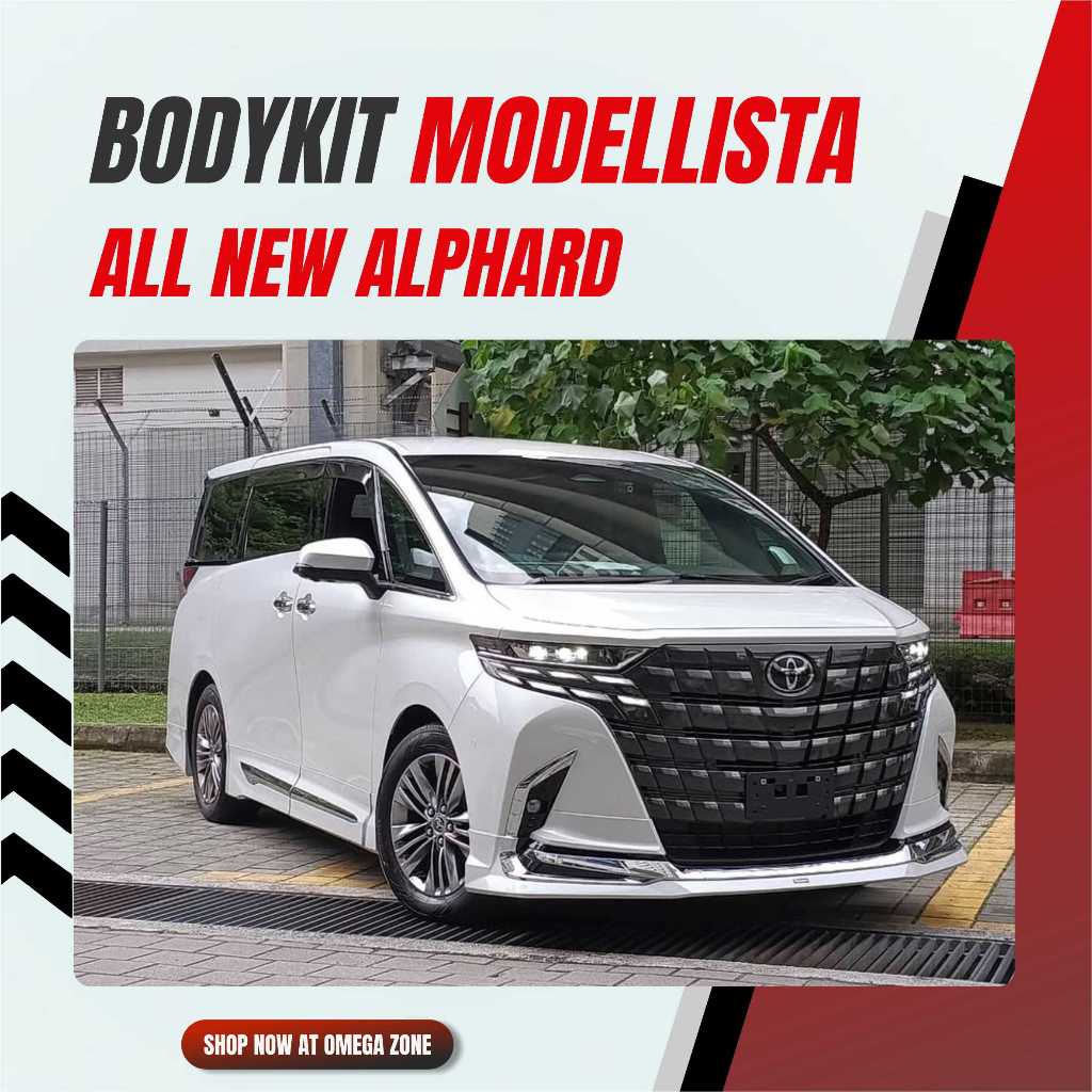 Aksesoris Toyota All New Alphard - Body kit Modellista - Bodykit Alphard Modellista