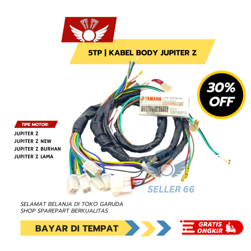 5TP KABEL BODY SET JUPITER  Z / JUPITER Z NEW LAMA / JUPITER Z BURHAN /  KABEL SOKET BODI / BODY