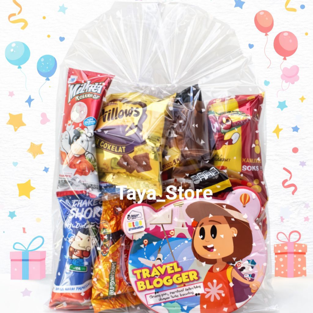 Souvenir Ulang Tahun / Paket Snack Ultah / Bingkisan Souvenir