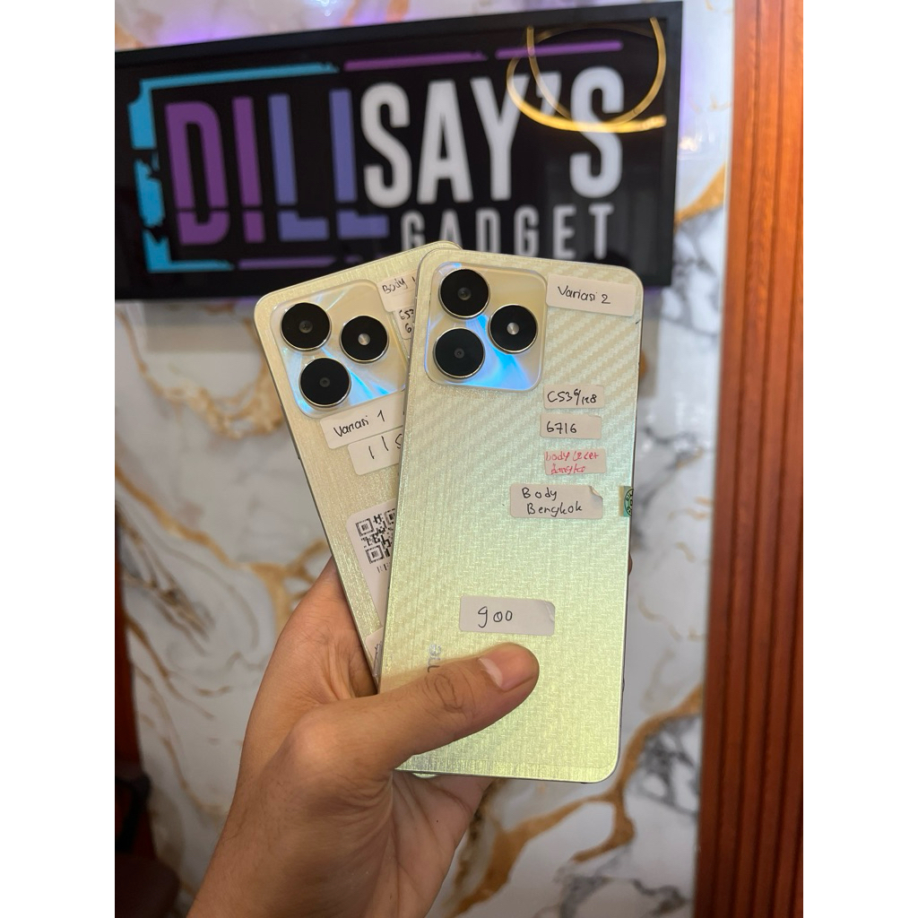 Handpone Hp REALME C53 C35 C33 8/256 4/64 Second Murah Bergaransi siap pakai