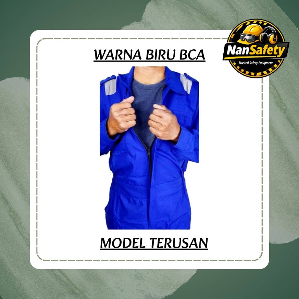 Baju Wearpack Asgard Scoth Light Coveral Merah | Orange | Biru | Safety