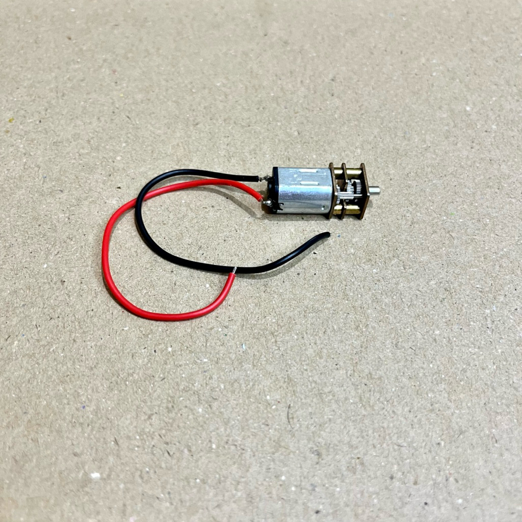 Dinamo dc gearbox N20 tegangan 3.7v 230rpm motor reduction