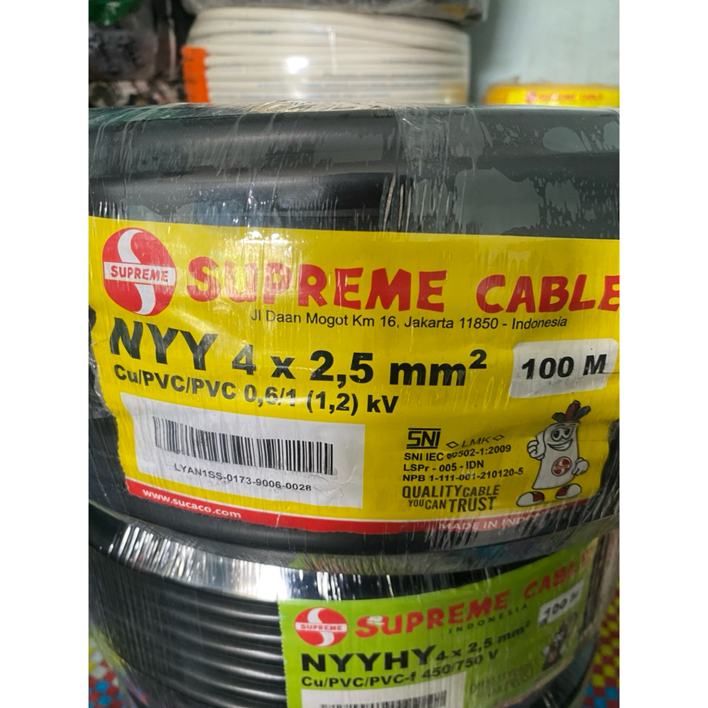 KABEL NYY 4x2,5 SUPREME 100METER