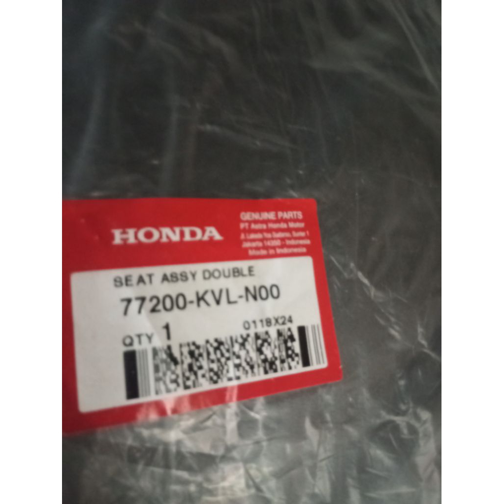 77200KVLN00 Jok Assy Sadel Komplit Seat Assy Double Honda Supra X 125