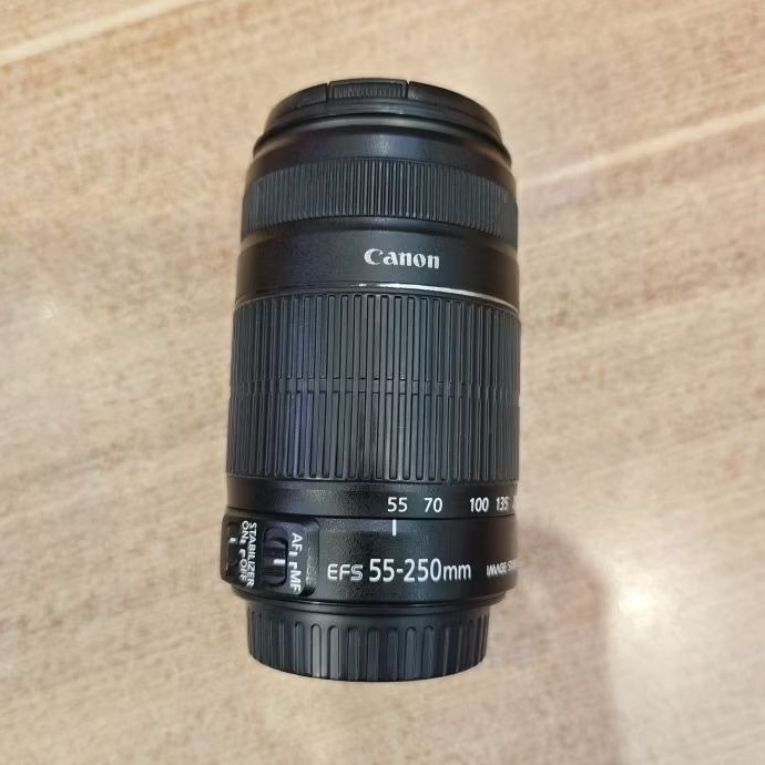 canon 55-250mm IS II, lensa DSLR second seri IS 2, tele zoom lens