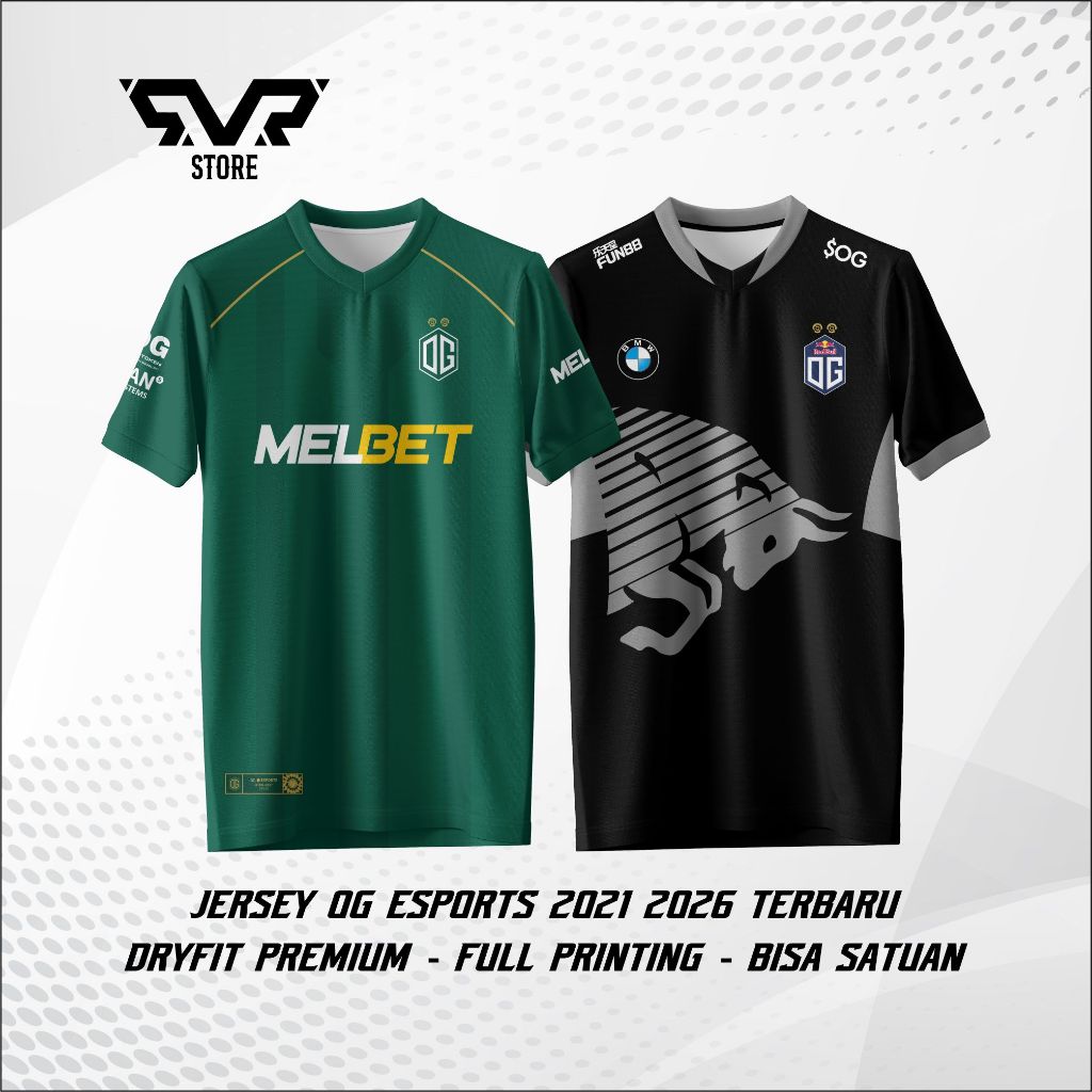 JERSEY BAJU KAOS GAMING TEAM OG 2021 DOTA 2 FREE NICKNAME