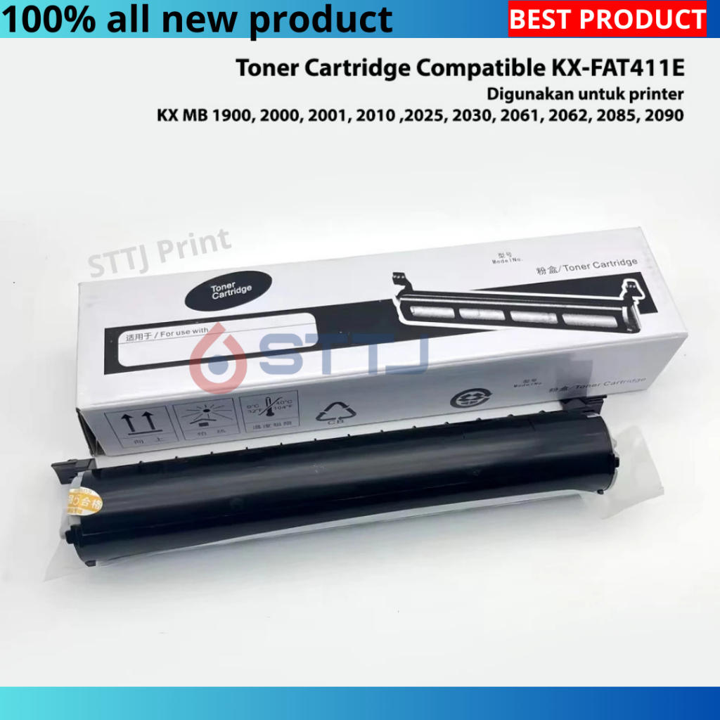 Toner Cartridge Compatible KX-FAT411E printer KX-MB1900, KX-MB2000, KX-MB 2020, 2030,2038CN, 2025CXW