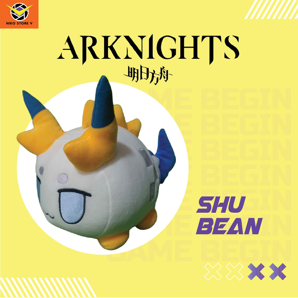 Shu bean Plushie doll boneka | Arknights | Niko Store | Shu Dragon Bubble Plush bootleg