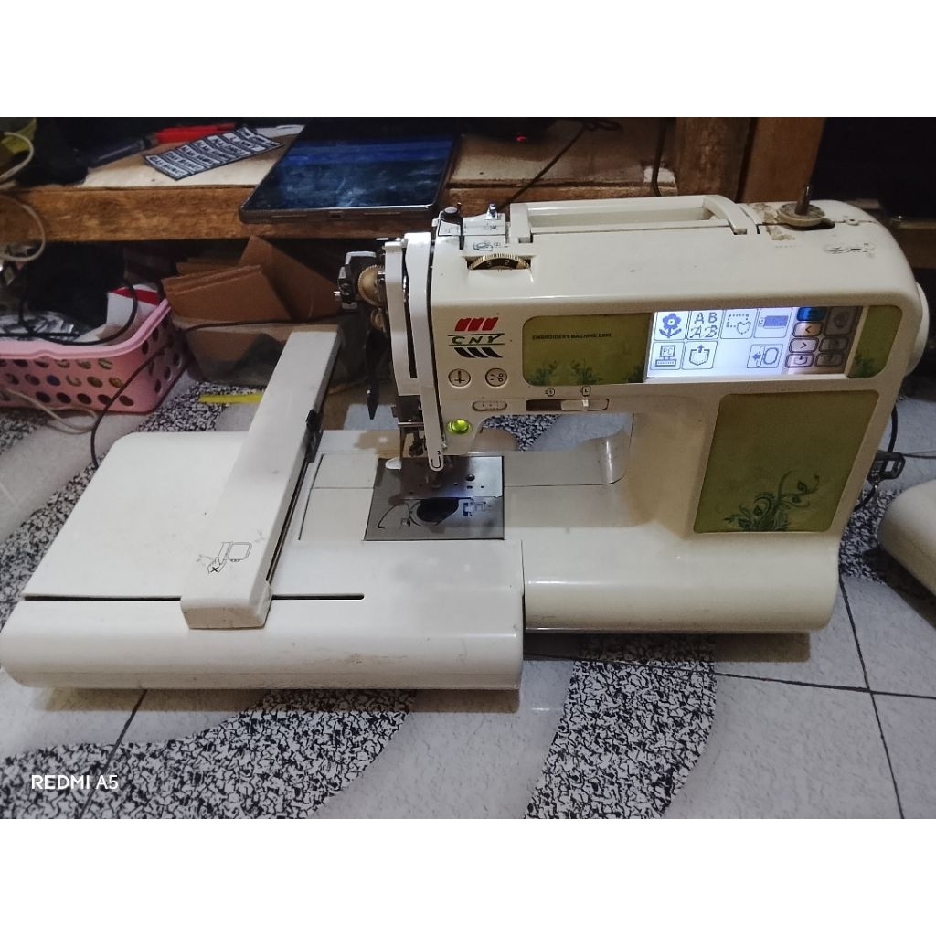 mesin bordir portable cny e900 second minus
