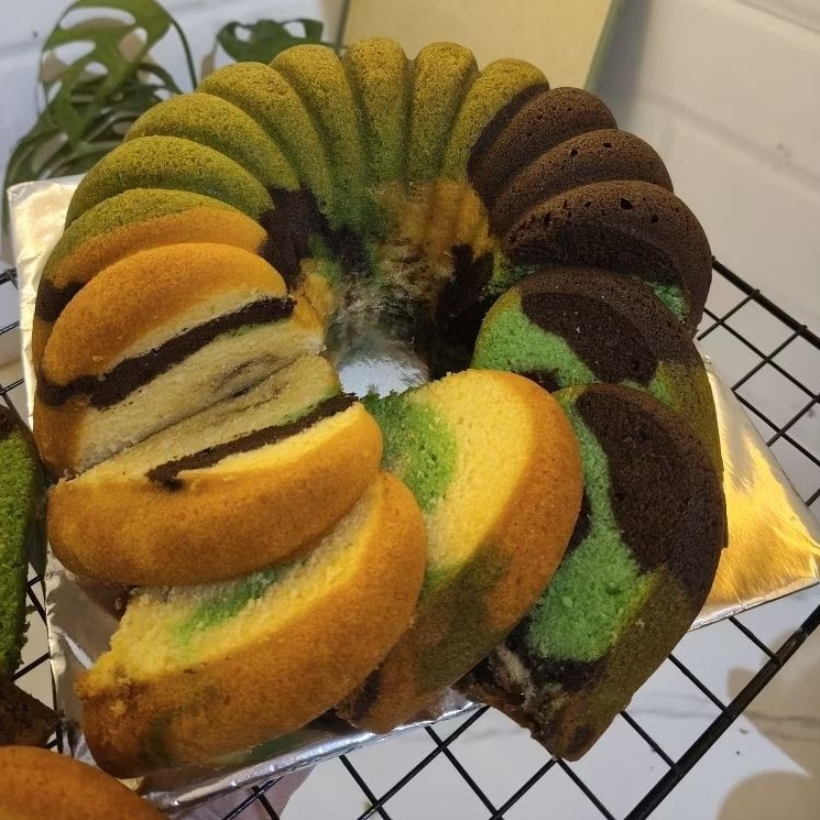 (Instant Only) Marmer Cake / Hampers Marmer Cake / Bolu Marmer / Marble Cake