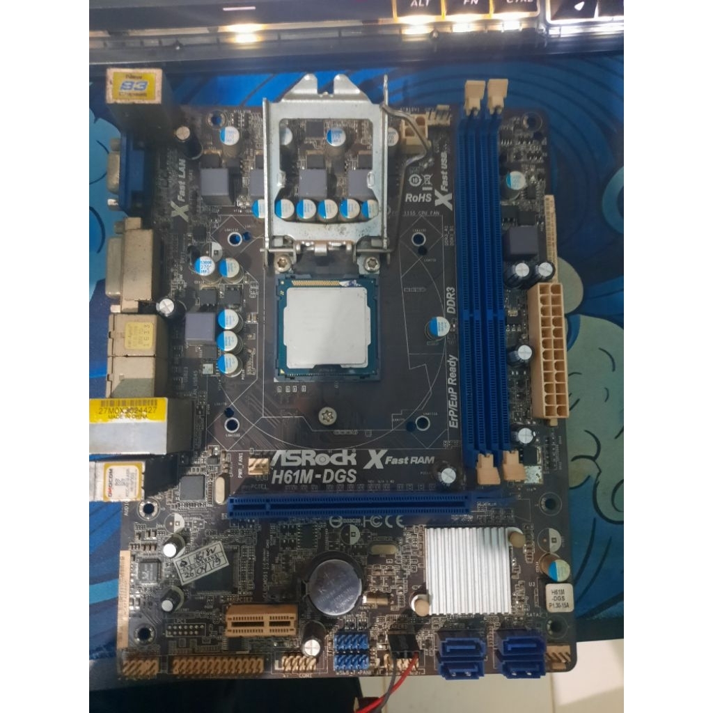 PAKETAN INTEL CORE  I5 3570 + Motherboard Asrock H61M DGS