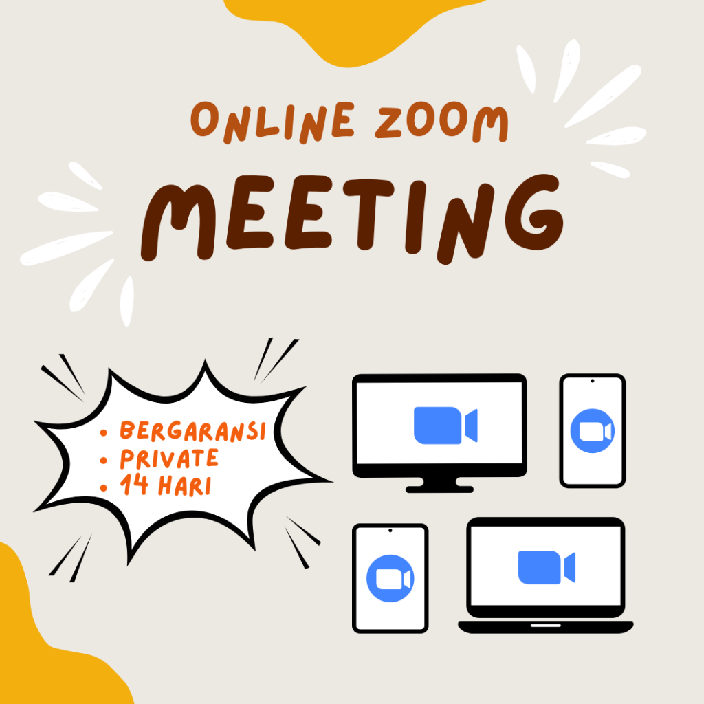 Online Meeting Zoom Pro 14 Hari Bergaransi