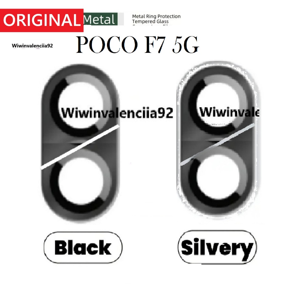 RING 1 BLOK Camera Full Frame Cyber SILVER EDITION XIAOMI POCO F7 5G - F7 F8 PRO - F7 F8 ULTRA Tempe