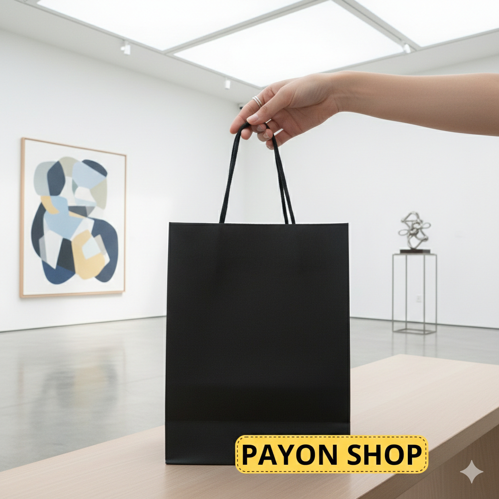 Paper Bag Kado Polos Hitam Small Tas Kado Hadiah Hampers