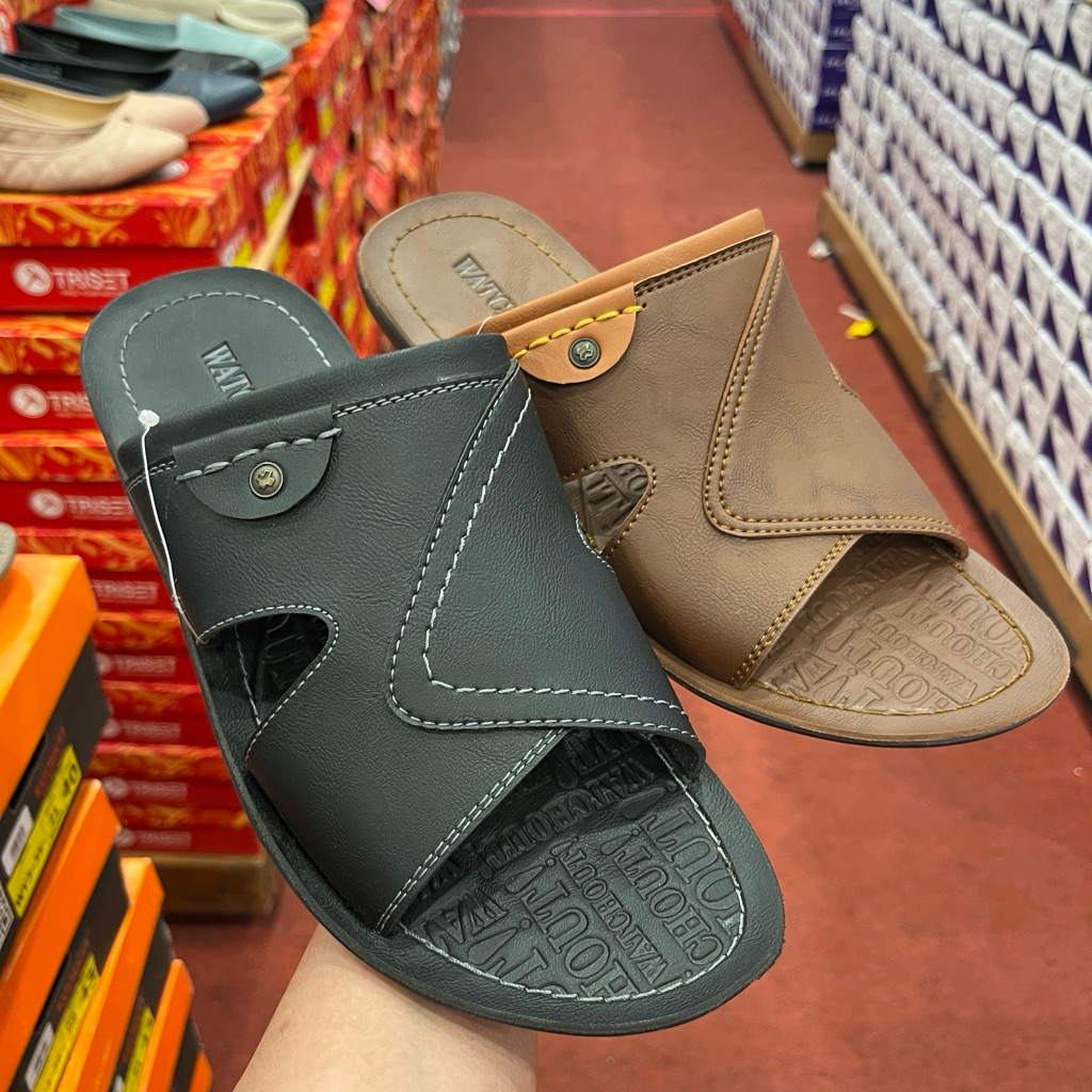 SANDAL WATCHOUT BAHAN KULIT