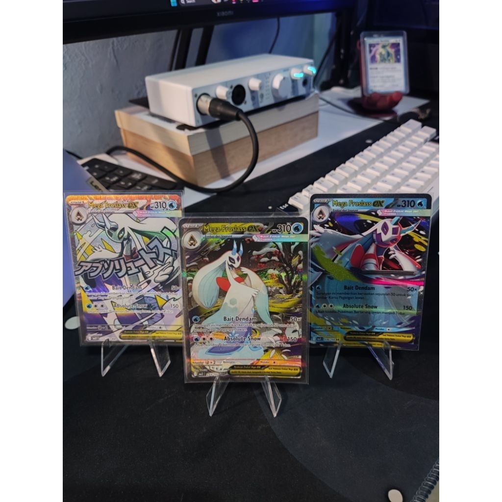 Mega Froslass ex SAR 233/193 (Special Art Rare) + Mega Froslass ex 224/193 (MA) + Mega Froslass ex 0