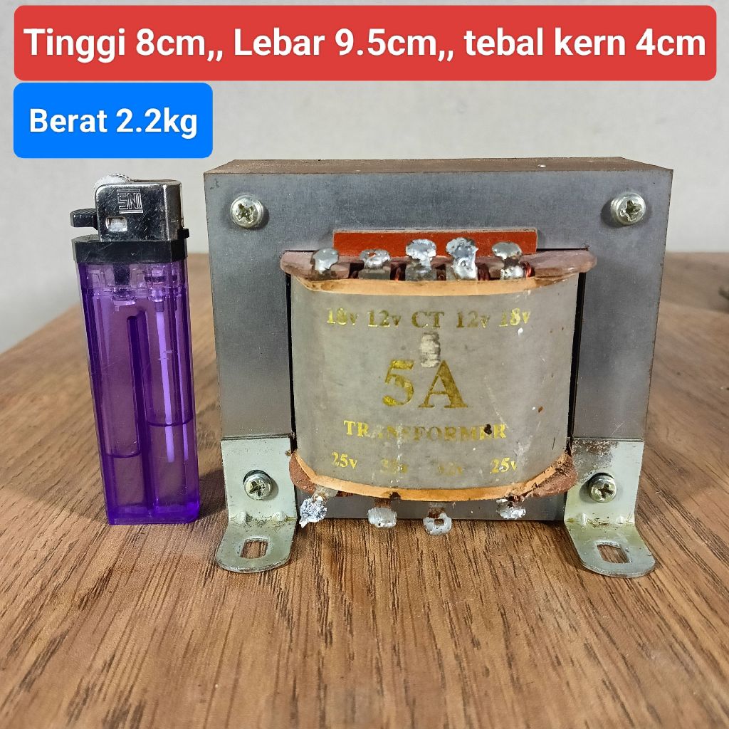 trafo denyo 5A besar CT32 bekas normal