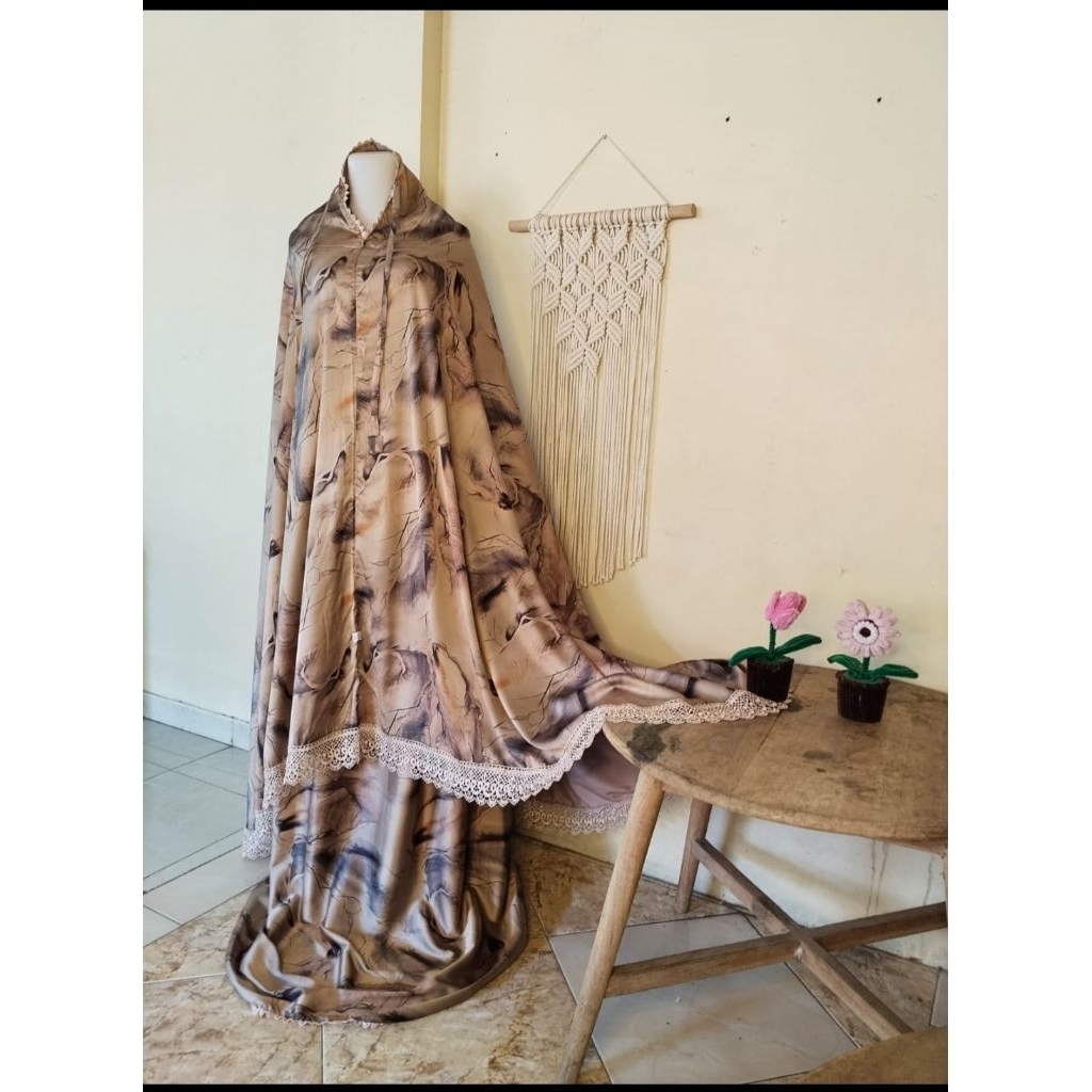 Mukena dewasa bahan silky premium JUMBO Terbaru