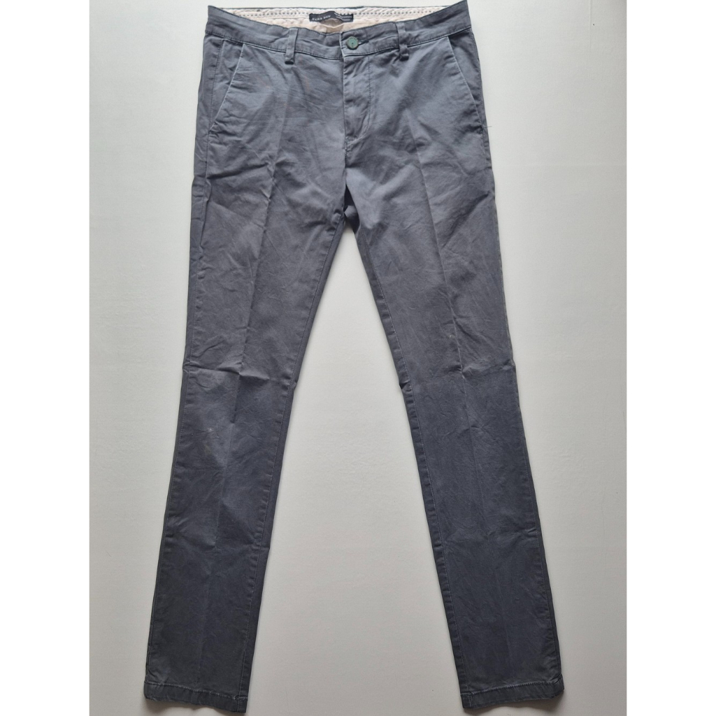 ZARA MAN Basic Skinny Fit Chino Pants Celana Panjang Chinos Pria Size 29