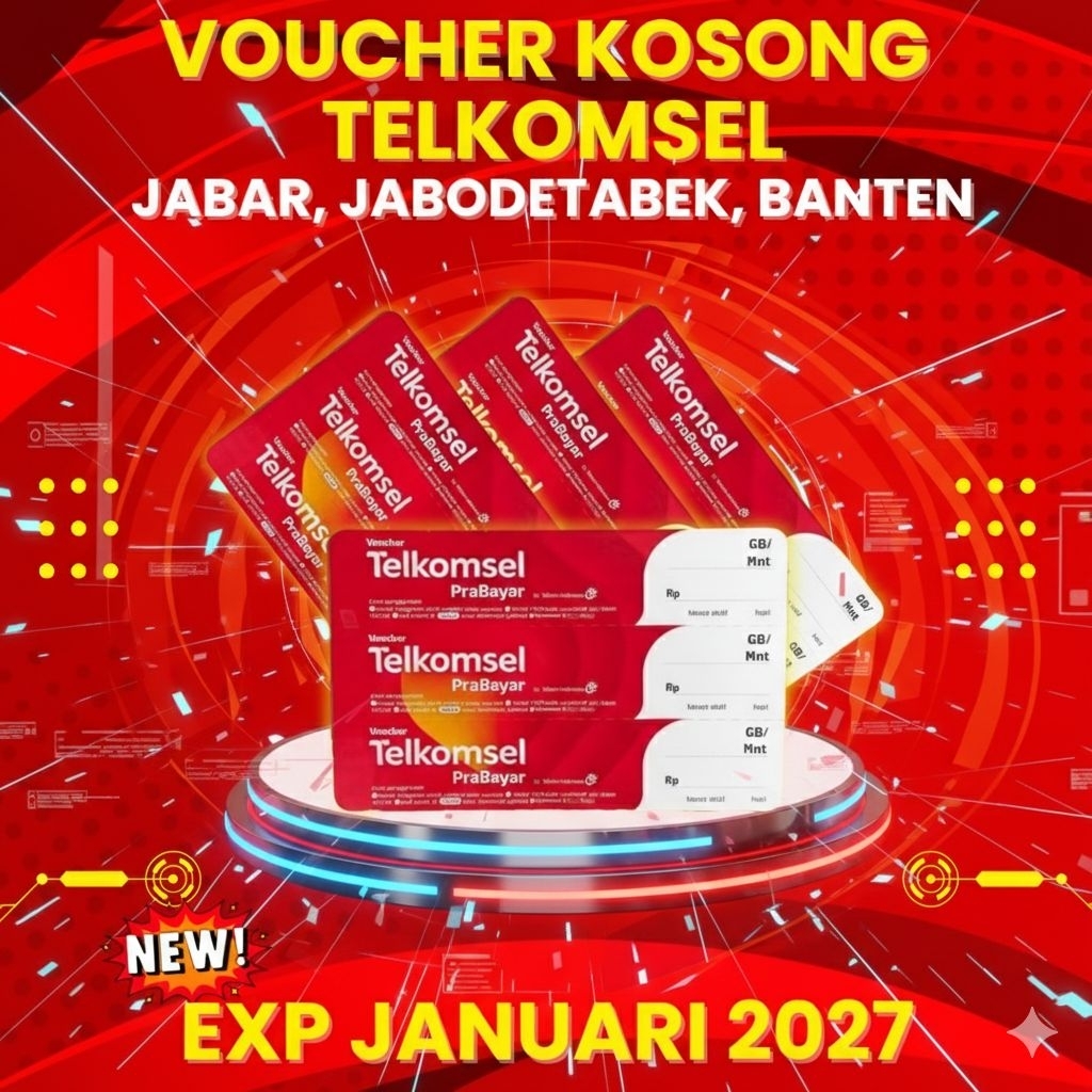 Voucher Kosong Telkomsel Jabar, Jakarta & Banten