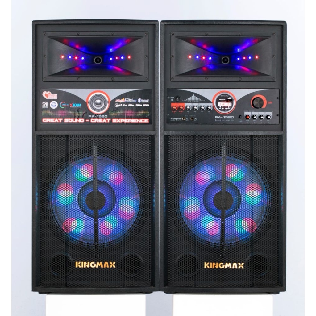 kingmax PA-1520 speaker Active 15 inch usb - fm Radio