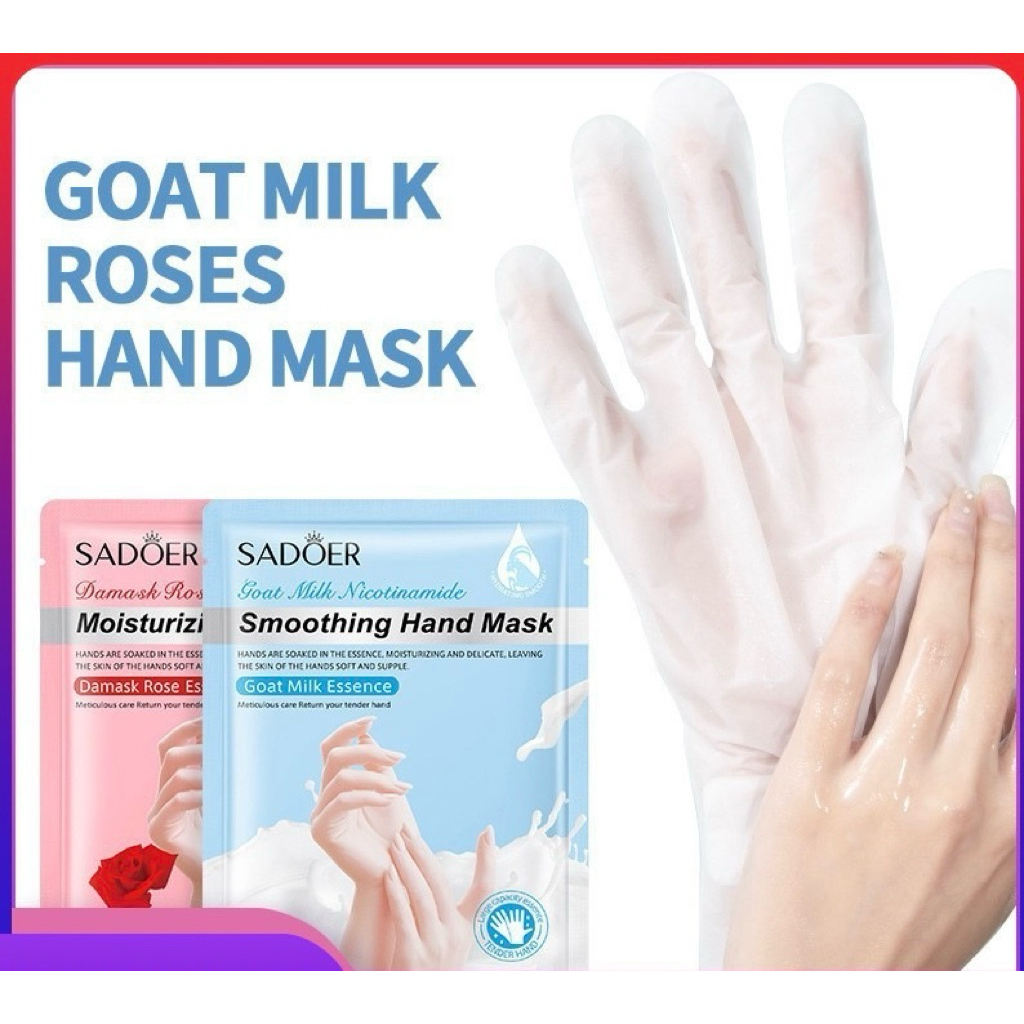 Masker Tangan SADOER - Melembabkan, Mengelupas Kulit Mati, Aroma Lavender